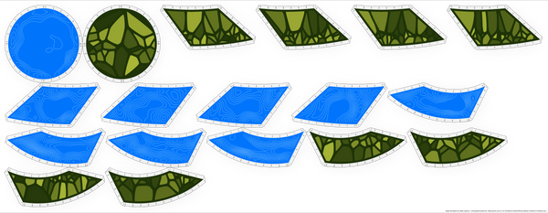 Bucket Hat Kit – Neptune + Chloroplast / Adult M (22 in. head circumference)