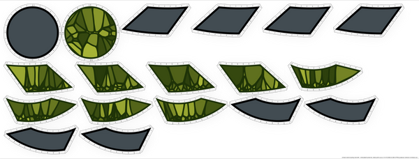 Bucket Hat Kit – Monolith + Chlorophyll / Adult M (22 in. head circumference)