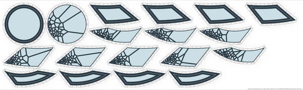 Bucket Hat Kit – Polar Vortex + Glacier / Adult M (22 in. head circumference)