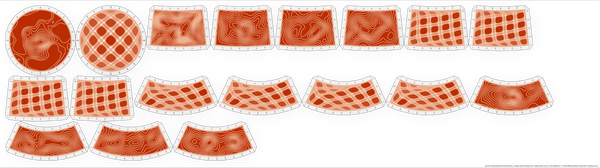 Bucket Hat Kit – Peach Bellini + Red Sand Dunes / Adult M (22 in. head circumference)