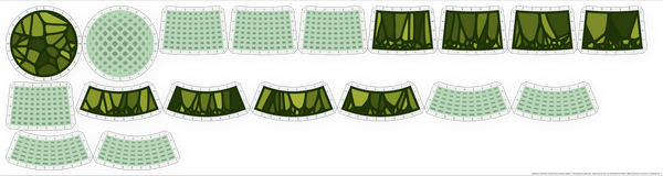 Bucket Hat Kit – Matcha Waffle + Chlorophyll / Adult M (22 in. head circumference)